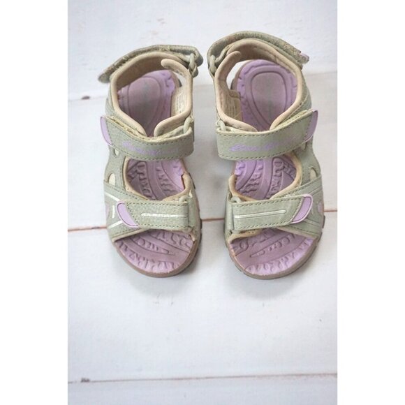 Eddie Bauer Girls Purple/Gray Strap River Sandals - Size 12 - Picture 1 of 9